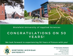 Greetings from international partner universities - Northern Michigan University (USA)